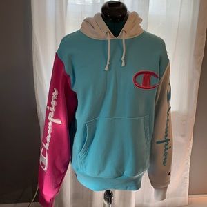 Colorful Champion hoodie